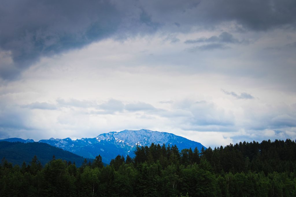 Blick auf die Berge